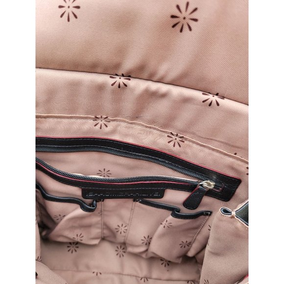 Isaac Mizrahi Live! Black‎ Leather Satchel Bag - Picture 7 of 8